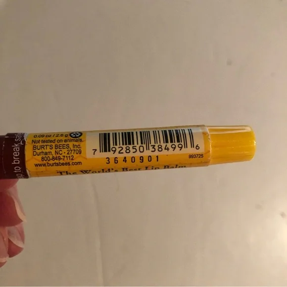 BURT’S BEES Bundle of 3 Unopened Lip Shimmer LIP BALM - Picture 4 of 8
